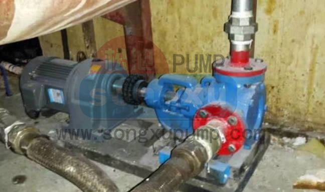 內齒泵NB-136T,PPG發泡泵案例現場