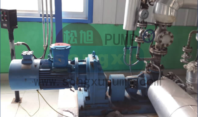 NB-210GB高溫夾套泵應用現場